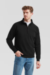 Fruit of the Loom Classic Zip-Neck Sweat Mikina s 1/4 zipem 16.2114 deep navy XXL