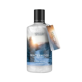 SCOTTISH FINE SOAPS Třpytivá pěna do koupele Winterwood 300 ml, modrá barva