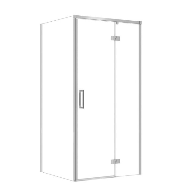 CERSANIT - SET C108 Sprchový kout Larga, pravý, 100x90x195, chrom, čiré sklo S601-308