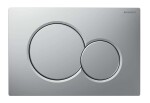 GEBERIT - Kombifix Set předstěnové instalace, klozetu Oudee a sedátka softclose, tlačítko Sigma01, lakovaný matný chrom SANI15CA2108