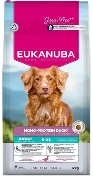EUKANUBA Granule Special Care Mono-Protein kachna / pro psy / bez obilovin / 12 kg / citlivé trávení (174-196589)