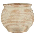 Ib Laursen Obal na květináč Margot Terracota Ø 20 cm, přírodní barva, keramika