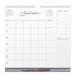 Busy B Nástěnný kalendář s perem Weekly Sage 2026, zelená barva, papír