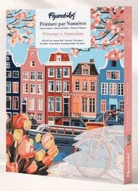 Malování podle čísel - Jaro v Amsterdamu 24.5 x 32.5 cm