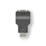 Nedis Adaptér DisplayPort (M) - VGA zásuvka černá / poniklovaný (CCGB37935BK)