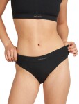 Dámské merino kalhotky ICEBREAKER Wmns Rib Lotus Hipster, Black velikost: L