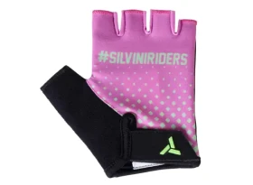 Silvini Gaioni dětské rukavice Blush/Green vel. 13-14