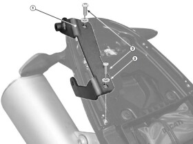 7400KIT sada pro samostatnou montáž nosiče TE 7400 bez Monoracku pro Ducati Monster 1100 Evo (11-12)