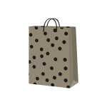 Dárková taška malá - Černé puntíky (17,8 × 9,8 × 22,9 cm) - Albi