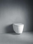 DURAVIT - ME by Starck Závěsné WC, Rimless, s HygieneGlaze, alpská bílá 2530092000