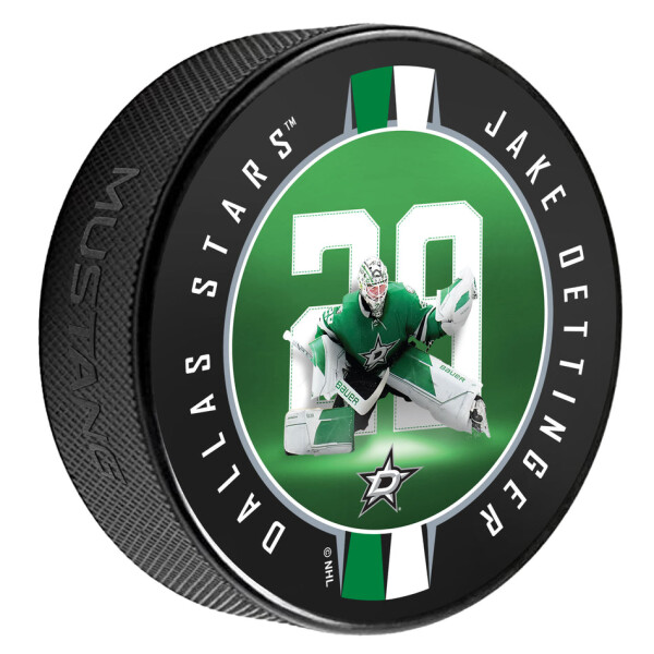 Mustang Puk Dallas Stars NHL Breakout Ribbon - Jake Oettinger