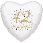 42. narozeniny balónek srdce Balobky.cz 42. narozeniny balónek srdce Balobky.cz