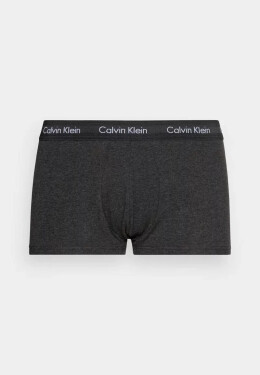 Pánské boxerky 3PACK Low Rise Trunk M 0000U2664G CA0 - Calvin Klein černá vzor S