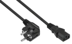 Kabelmeister C14-C13 černá / Prodlužovací kabel / 1 m (SK1430-S010)