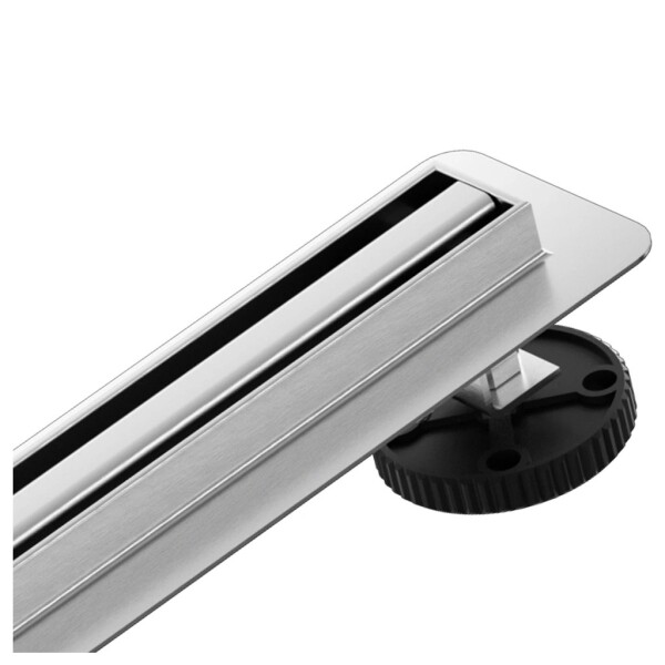 CERANO Sprchový odtokový žlab Slim, sifon otočný 360° - nerez - DN40 - 104 cm