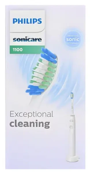 Philips Sonicare 1000 HX3641/02 bílá / Elektrický zubní kartáček / Li-ion baterie / výdrž 336 h / nabíječka (HX3641/02)