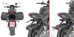 Tr6419 trubkový rychlosundávací držák brašen pro Triumph Trident 660 (21-25), systém Remove-X