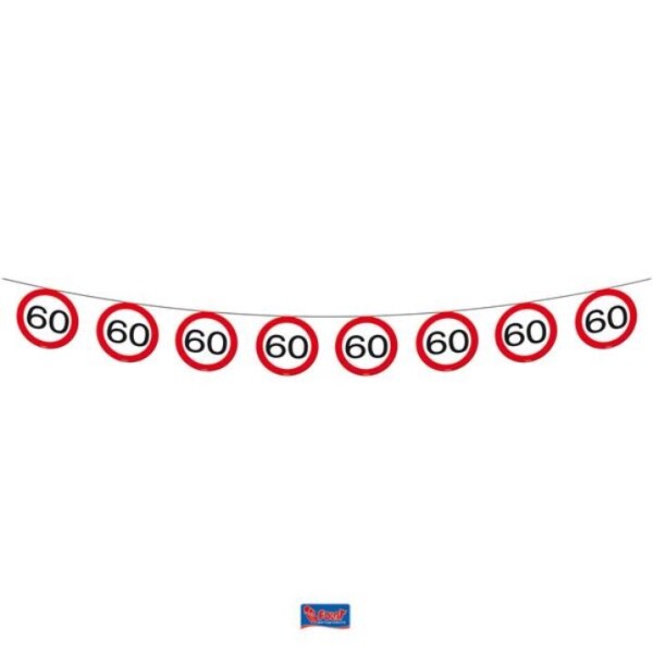 Tarra Girlanda narozeninová dopravní značka - 60 let