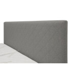 Čalouněná postel Dory 160x200, šedá, vč. matrace, boční výklop