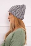 Dámská čepice Eliza K205 grey+violet UNI