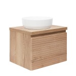 Koupelnová skříňka pod umyvadlo Naturel Savona 58x43x44,8 cm dub halifax mat SAVONA60DHD SAVONA60DHD