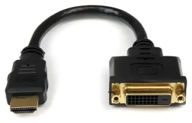 StarTech Adaptér HDMI - DVI-D černá / Redukce / 0,2 m / 1920 x 1200 px (HDDVIMF8IN)