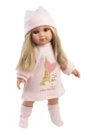 Llorens 53562 ELENA - realistická panenka s měkkým látkovým tělem - 35 cm
