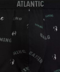 Boxerky Atlantic 3MH-223/25 A'3 S-2XL černá-černá-khaki XXL