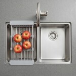 REA - Teleskopický odkapávač na dřez P14487A Grey HOM-09974