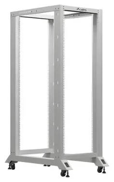 Lanberg Open Rack 32U šedá / Otevřený rack / 19" / 600 x 1000 mm / nosnost 600 kg (OR01-6032-S)