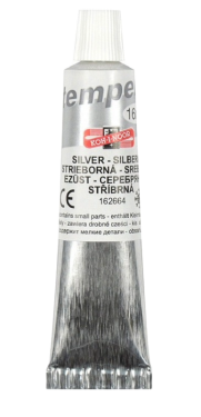 Temperová barva 16ml Koh-i-noor - stříbrná