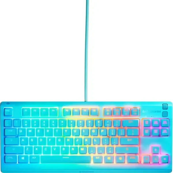 SteelSeries Apex 3 TKL modrá / Herní klávesnice / RGB podsvícení / US layout (491454)