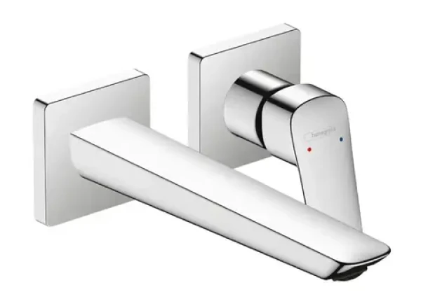 Hansgrohe Logis - Umyvadlová baterie Fine pod omítku | 2-otvorová instalace | EcoSmart | chrom (71256000)