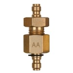 KS Tools 150.2347 Dvojitý adaptér, vnitřní a vnější závit M14x1,5 a 3/8 přípojka na hadici