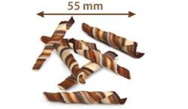Dortisimo Čokoládové ruličky dvoubarevné TWISTER MARBLE (70 g)
