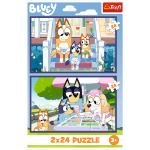 Mamido Puzzle Funny Bluey 2x24 Trefl 34446
