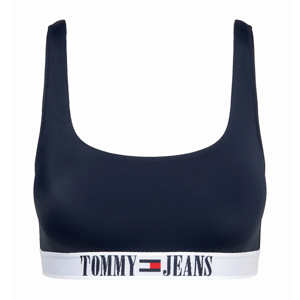 Jeans Dámský vrchní díl plavek UW0UW04410-C87 - Tommy Hilfiger S