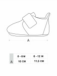 Kojenecké capačky/botičky YO ! - růžové, zlaté, vel. 0/6m, vel. 56-68 (0-6 m)