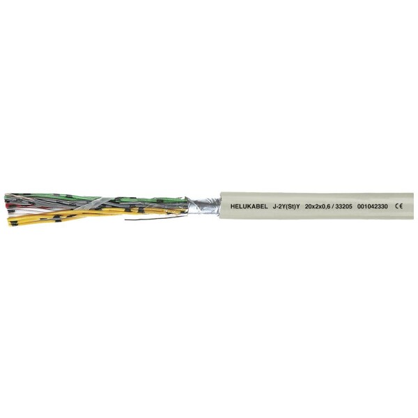 HELU 33200-100 datový kabel 4 x 0.6 mm² šedá 100 m