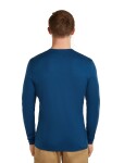 Pánské merino triko s dlouhým rukávem ICEBREAKER Mens 200 Oasis LS Crewe Icebreaker, Atlantis velikost: M