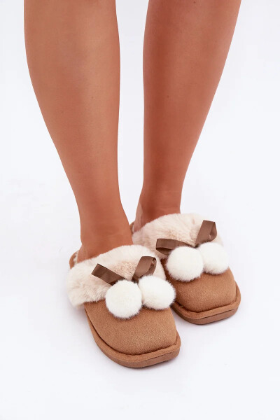 Dámské Pantofle S Kožešinou Camel Nartani 39