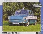 RETRO-AUTA Puzzle Škoda 1000 MB VB (1967)