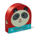 Crocodile Creek Puzzle oboustranné - Panda ( 24 dílků)