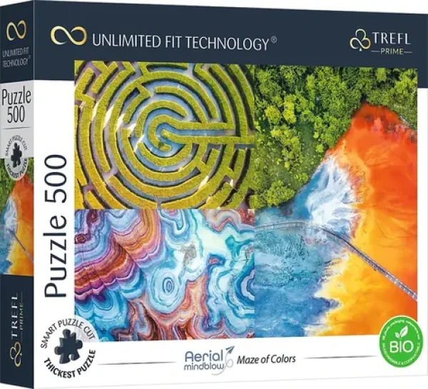 Trefl - Puzzle - UFT Aerial Mindblow: Bludiště barev