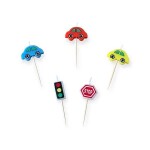 Dortisimo Svíčky Auta, semafor a značka (5 ks)