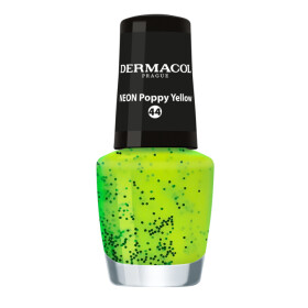 Dermacol Lak na nehty Neon Poppy Yellow č.44, 5ml