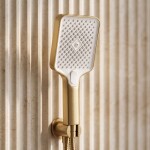REA - Sprchová hlavice JS-031 BRUSH GOLD REA-03905