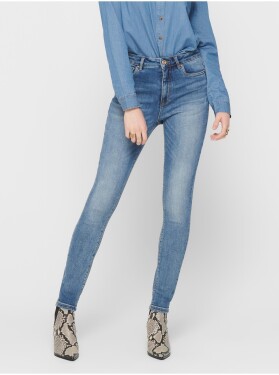 Modré dámské skinny fit džíny ONLY - Dámské