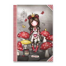 Mar Mar Mar Mar, Santoro Gorjuss, školní sešit 444, linkovaný, A4, mix motivů, 1 ks Motiv: Číslo 8