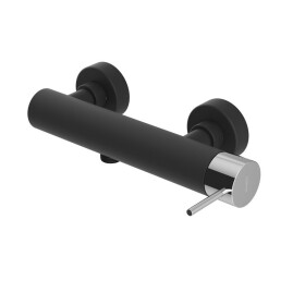 SAPHO - ULTRAMIX nástěnná sprchová baterie, černá mat/chrom UT011BC